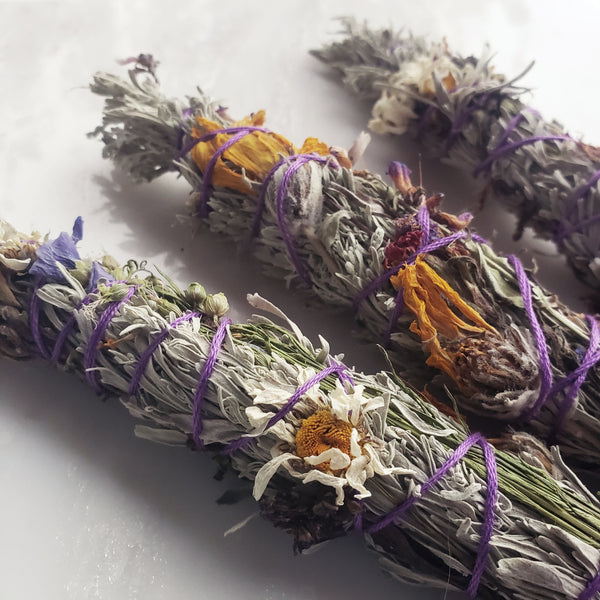 Wildflower + Sage Smudge Bundles