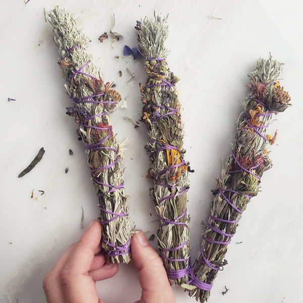Wildflower + Sage Smudge Bundles