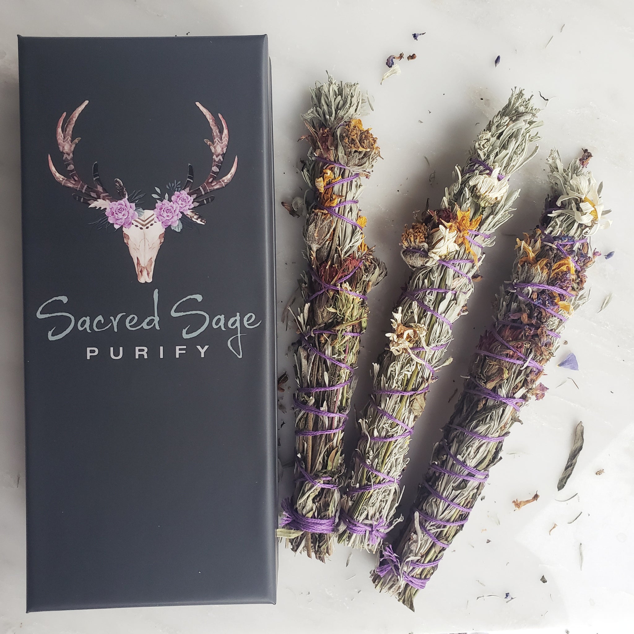Wildflower + Sage Smudge Bundles