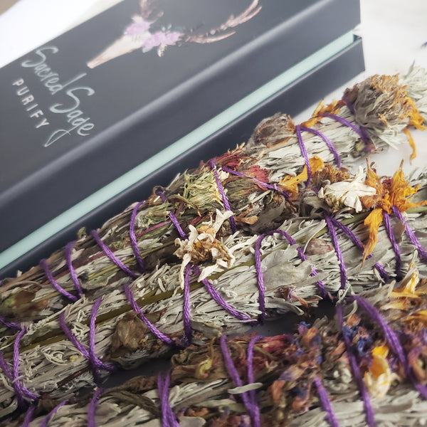 Wildflower + Sage Smudge Bundles