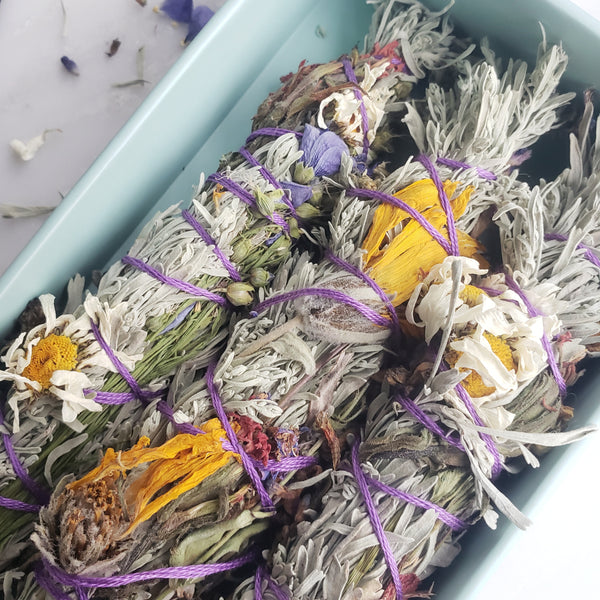 Wildflower + Sage Smudge Bundles