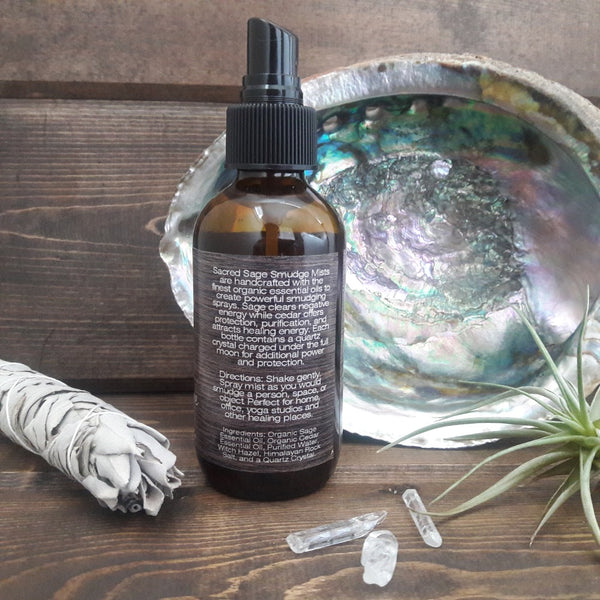 Cedar + Sage Energy Healing Smudge Mist