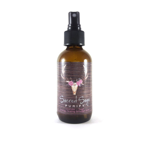 Lavender + Sage Energy Healing Smudge Mist