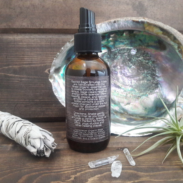 Lavender + Sage Energy Healing Smudge Mist