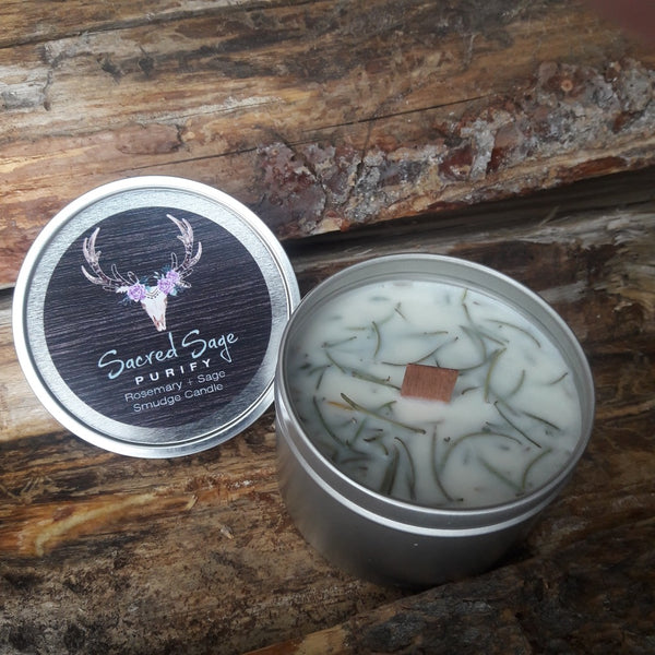 Rosemary + Sage Smudge Candle