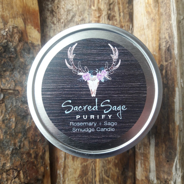 Rosemary + Sage Smudge Candle