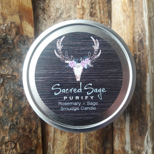 Rosemary + Sage Smudge Candle