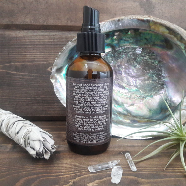 Rosemary + Sage Energy Healing Smudge Mist